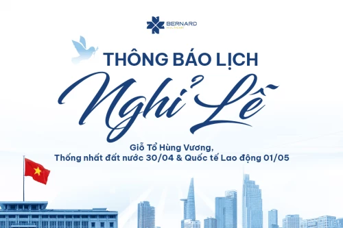 THÔNG BÁO LỊCH NGHỈ LỄ GIỖ TỔ HÙNG VƯƠNG, 30/04 VÀ 01/05